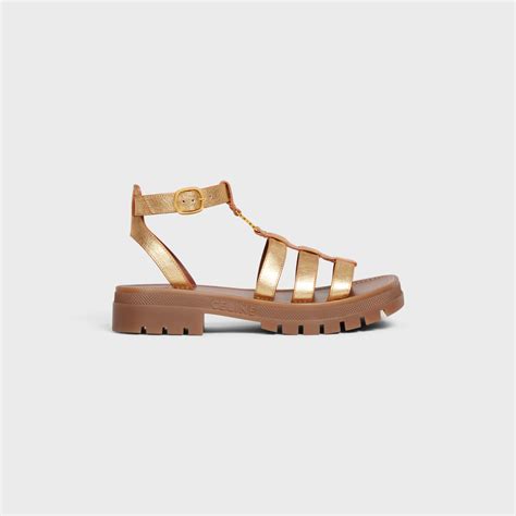 celine triomphe gladiator sandals|celine birkenstock sandals.